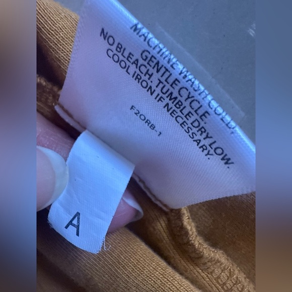 EILEEN FISHER Tank Top Stretch Organic Cotton Jersey Scoop Neck Orange USA L - Picture 10 of 14